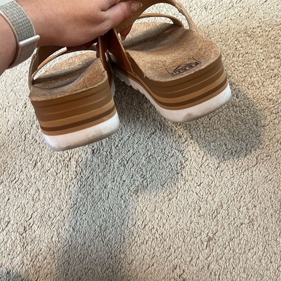 Reef Brown Cork Slide Sandals - Picture 3 of 5